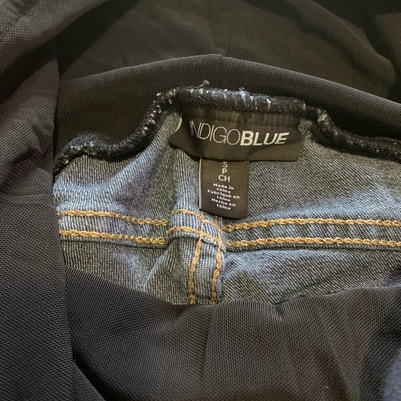 Indigo Blue Maternity Jeans - Picture 4 of 4